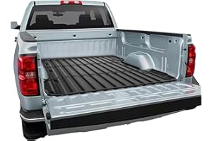AOMSAZTO 6.6ft Truck Bed Mat for Chevy Silverado/GMC Sierra 1500 2007-2018 & Chevy Silverado/GMC Sierra 2500HD/3500HD 2007-2019 Standard Box Size(78.7''-78.8''), Not for 2007 Classic