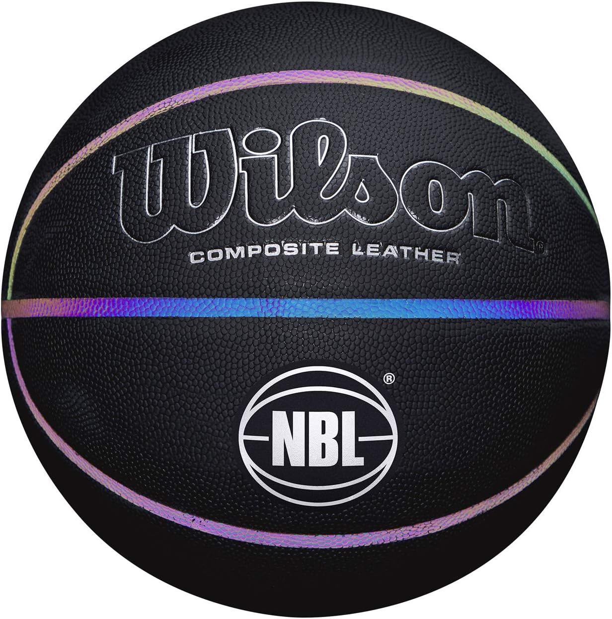 Wilson NCAA Luminous Basketball, Pink/Seafoam Green, Official Size