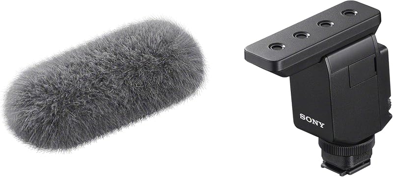 ECM-B10 Micrófono direccional (Compacto, inalámbrico, sin batería), Negro