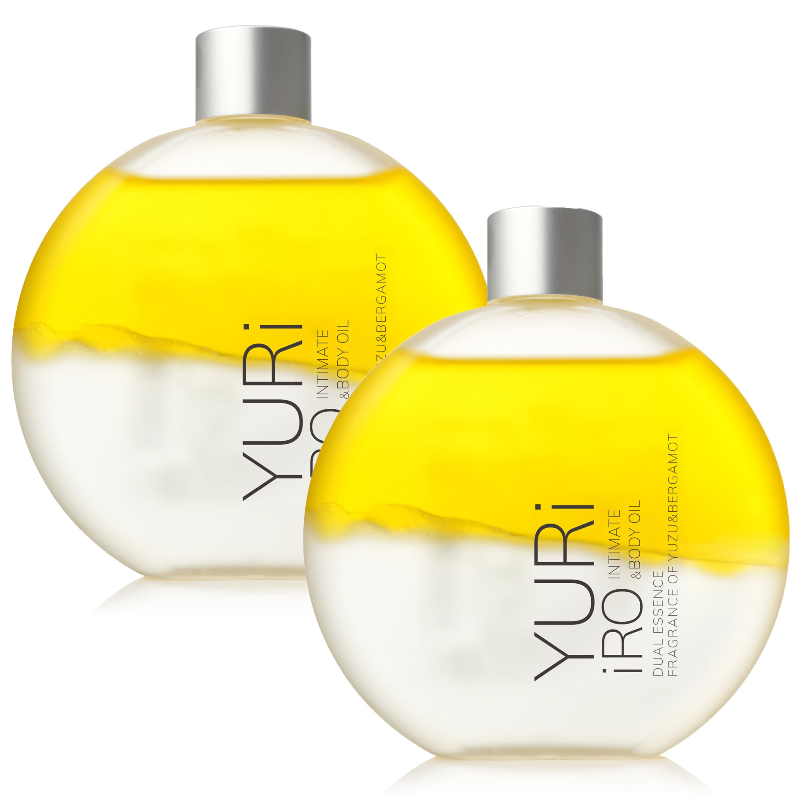 YURiiRO インティメイト & ボディオイル デリケートゾーン ケア 100ml約30日分 ユズ&ベルガモット [ フェムケア アロマオイル 髪 ヘアケア ハンドケア ボディケア 保湿 潤い 乳酸菌 ] ユリイロ (100ml, 2, 本) の商品画像