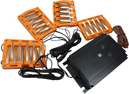 Isotronic Repulsif Contre Martres Et Chats A Ultrason Pour Voiture Maison Garange Grange Et Jardin Haute Frequence Et Tension Sans Effet D Habituation Amazon Fr Jardin