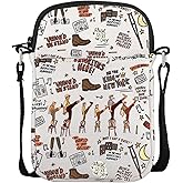 POFULL Musical Theatre Inspired Gift Newsboy Jack Theatre Crossbody Bag Musical Lover Gift