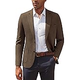PJ PAUL JONES Mens Casual Sport Coats Two Button Slim Fit Blazer Lightweight Pattern Lined Notch Lapel Suit Jacket