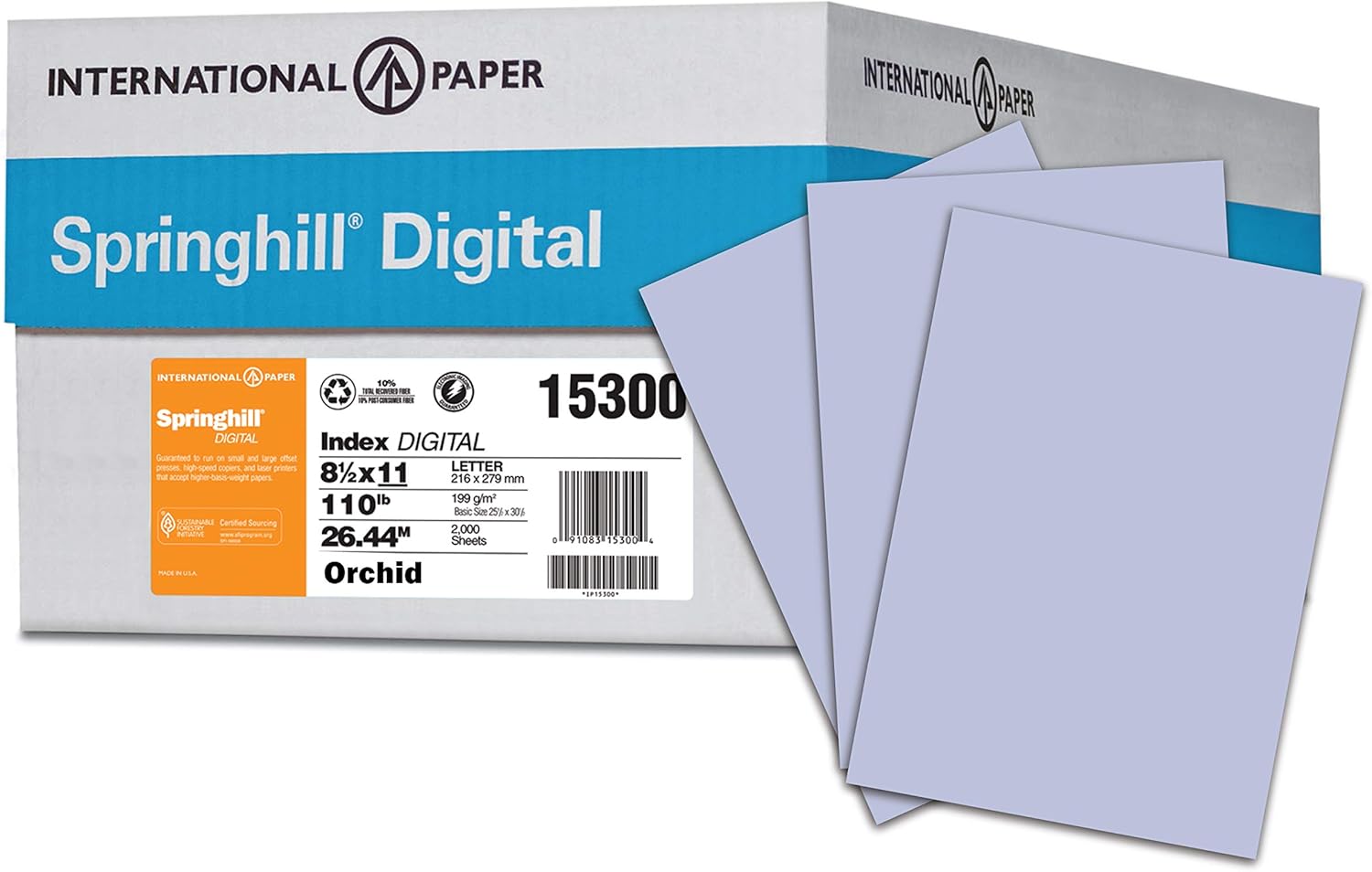 Springhill Yellow Colored Cardstock Paper, 67lb Vellum Bristol, 147gsm, 8.5 x 11 card stock, 1 Ream / 250 Sheets - Lightweight Cardstock with Vellum Finish, Canary Color (036000R) : Multipurpose Paper : Office Products