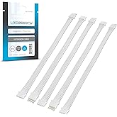 Litcessory Extension Cable for Philips Hue/Solo Lightstrip (6in, 5 Pack, White - Micro 6-PIN V4 / Solo Lightstrip)
