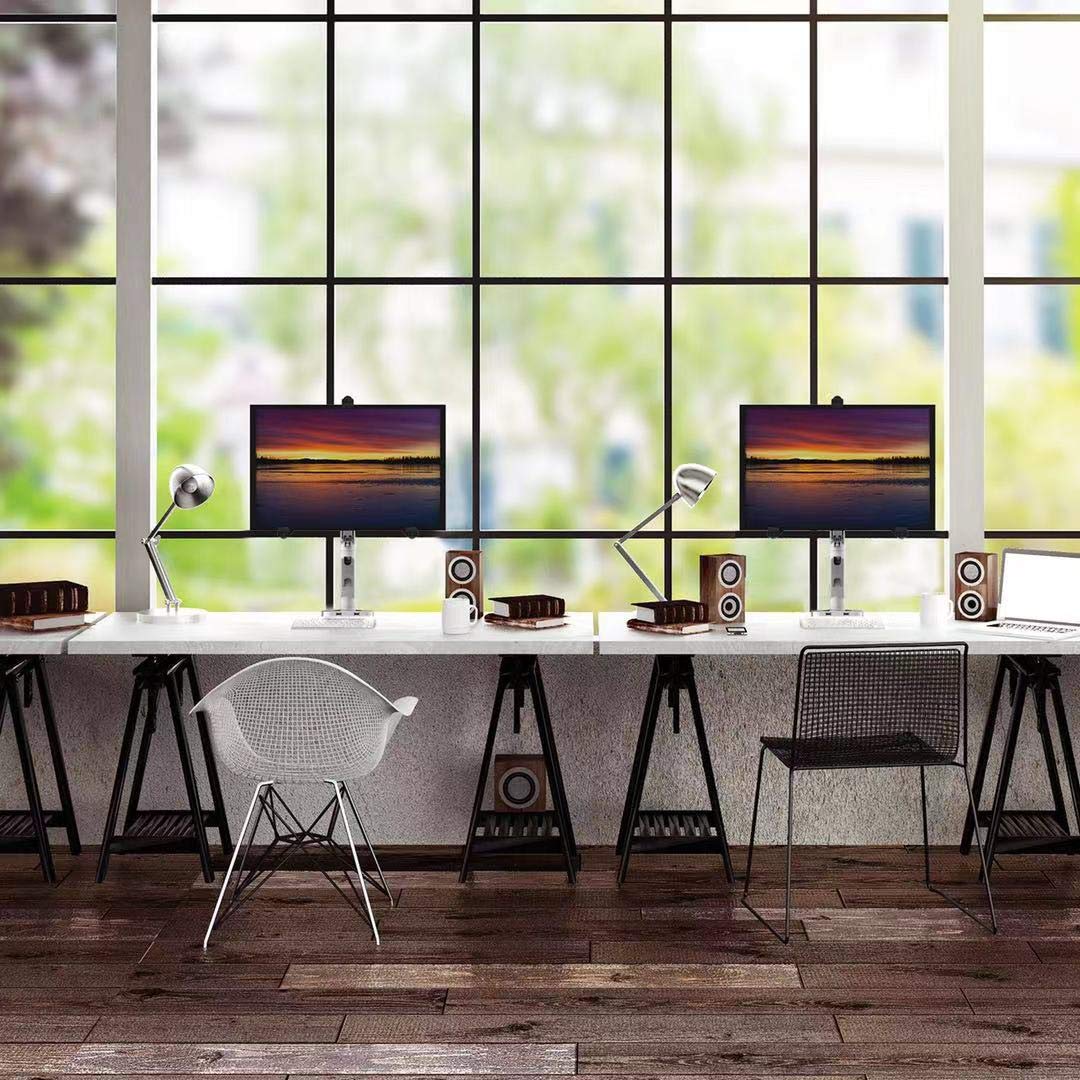 Universal VESA Mount Bracket Adapter Kit for Non VESA Monitor Screens, Fit Most 17 to 32 Inch LCD LED OLED Flat and Curve Monitor VESA 100x100, Fast Installation in 3 Min.