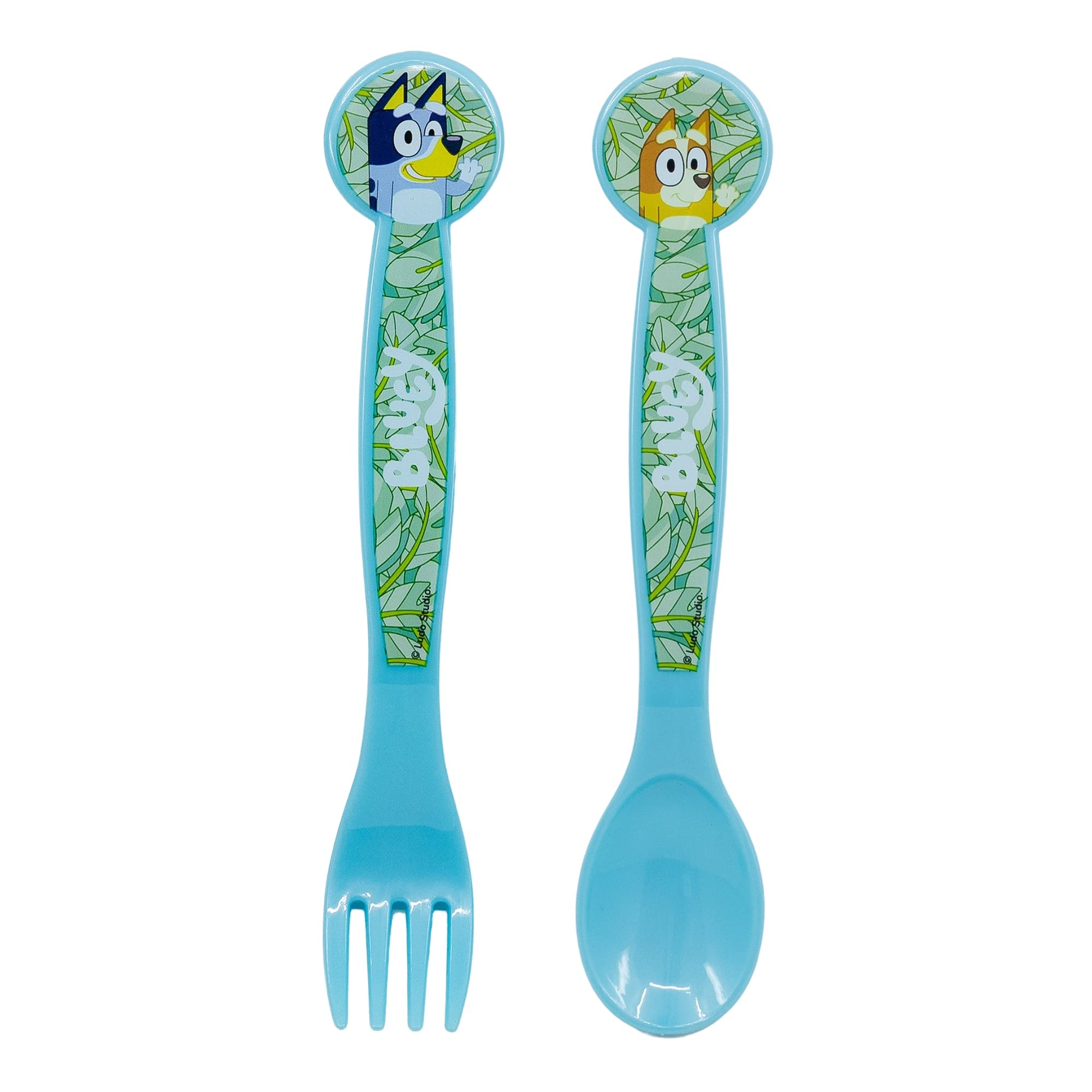 Set of 2 PP Blue Cutlery