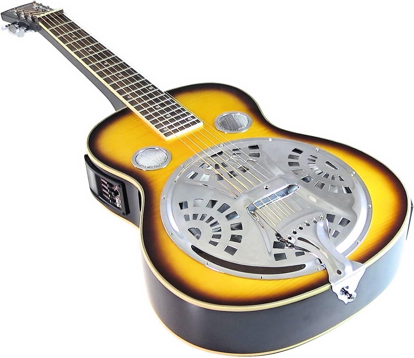 Benson 'Wild Cat' Square Neck slide/bottle neck Acoustic/Electric Resonator Guitar, Spruce Body and Mahogany Square Neck