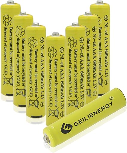 GEILIENERGY NiCd AAA 1.2V 600mAh Triple 