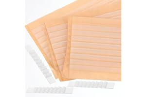 SEWACC 100 Pcs Adhesive Clothes Hanger Grips Non-Skid Silicone Strips 1.0cm Wide for Clothing Rods
