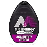MiO Energy Water Enhancer - Acai Berry Storm Naturally Flavored with other natural flavors Liquid Water Flavoring Drops Drink