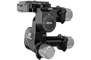 LEOFOTO GW-01 Geared 3-Way Ball Head with Arca Swiss Compatible Plate