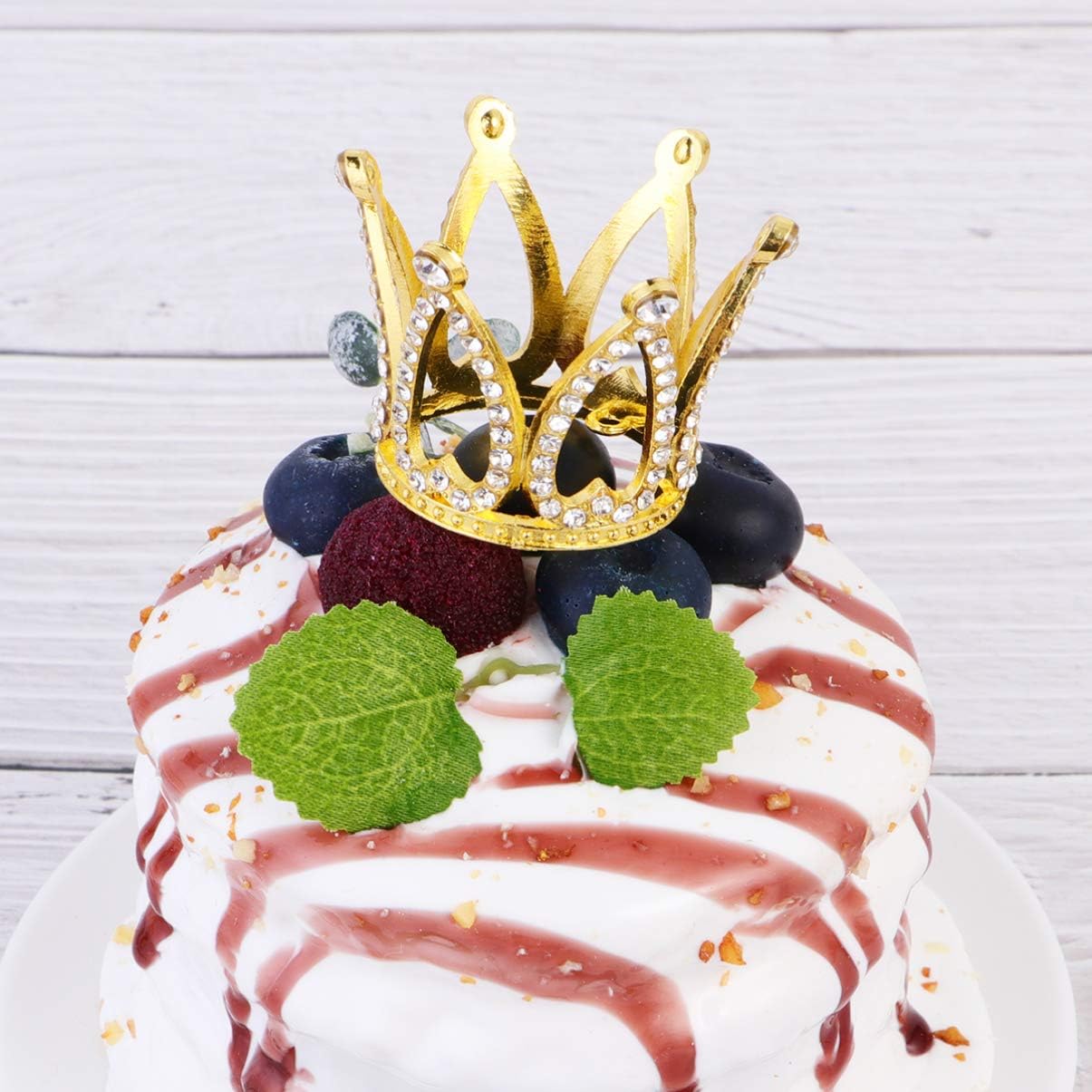 Tirage Machine Ir Patisserie Ustensiles A Patisserie Happyyami Mini Couronne Gateau Topper Argent Strass Diademe Princesse Cheveux Ornements Pour Mariage Anniversaire Bebe Douche Fete Gateau Decor 2 Pcs