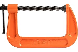 Pony Jorgensen 2650 5-Inch C-Clamp, Orange