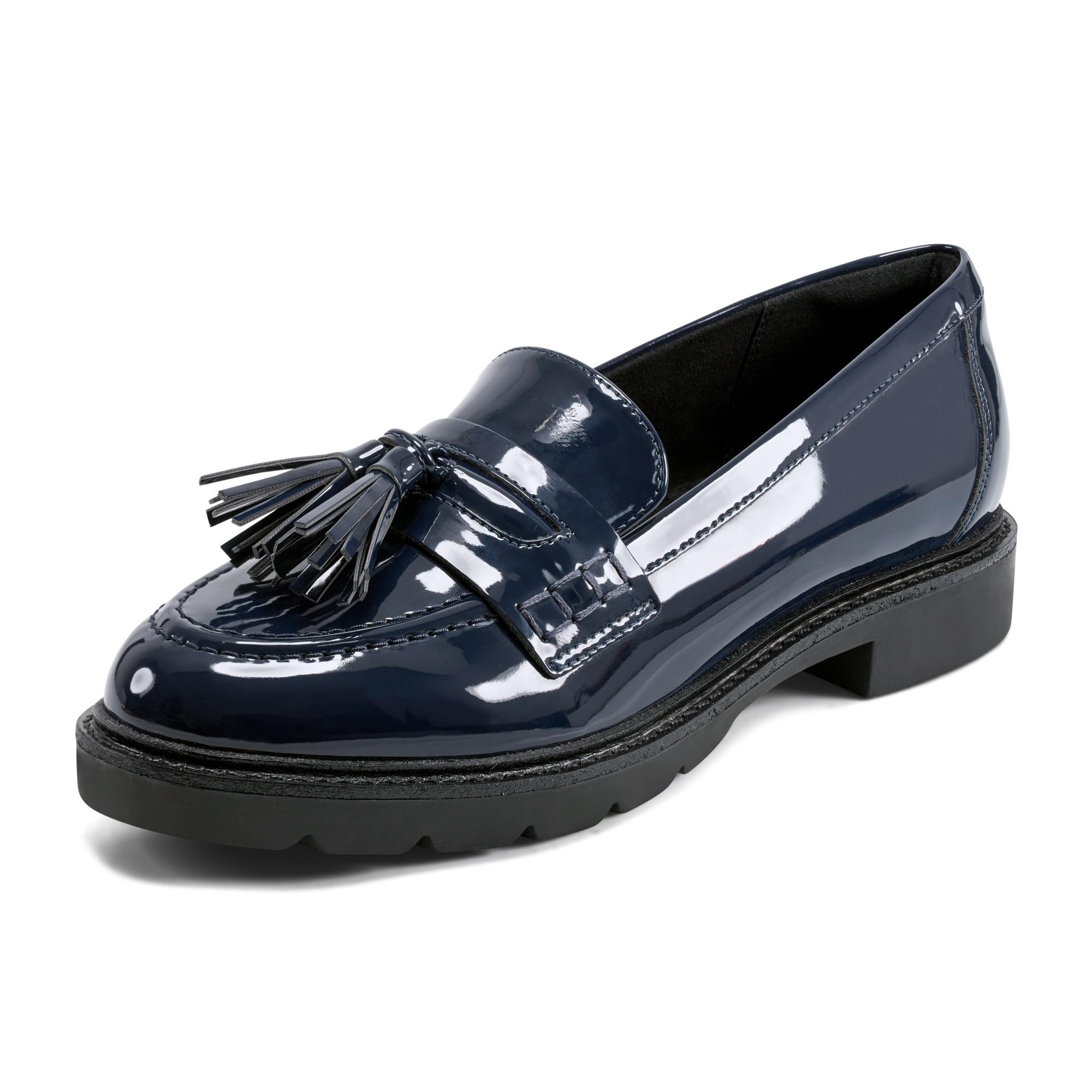 Rockport Women’s Kiara Loafer, Dark Blue, 11 Wide