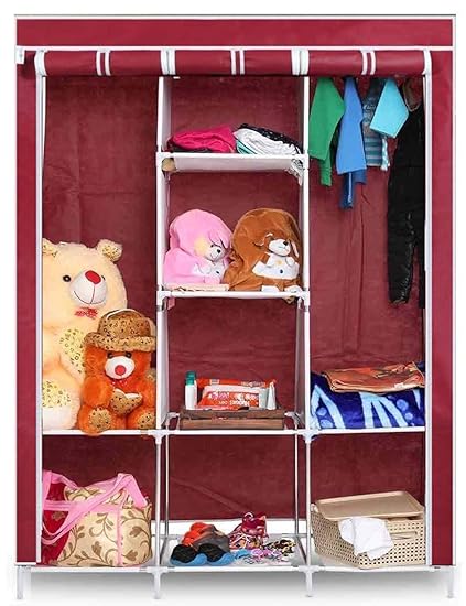 Krishyam Collapsible Clothes Storage Wardrobe Cupboard Closet