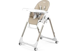 Peg Perego Prima Pappa Zero 3 - High Chair - for Children Newborn to 3 Years of Age - Made in Italy - Astral (Beige)