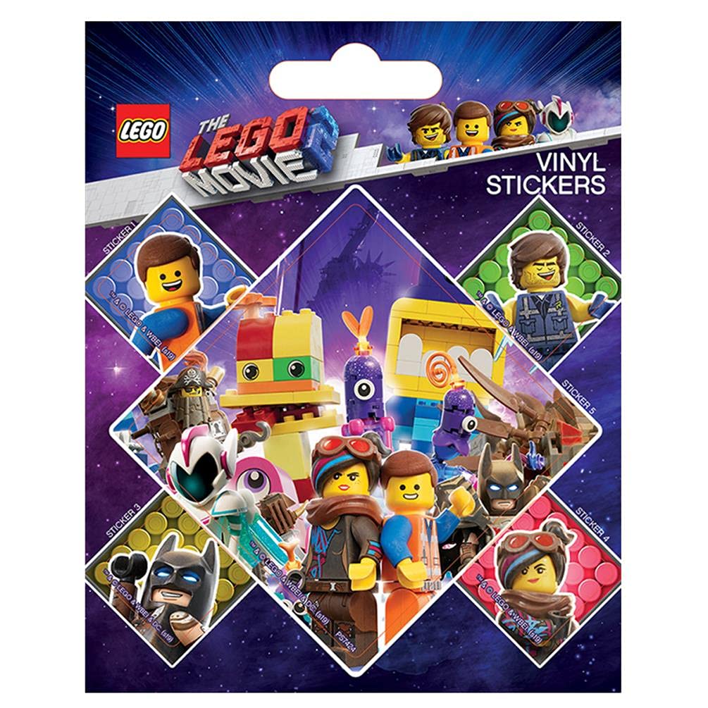LEGO The Movie Vinyl Sticker Sheet with 5 Stickers