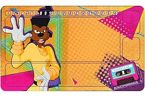 FROGIGO Lorcana Powerline TCG Playmat 24" x 14" Non-Slip with Mat Bag & Stitched Edge, Printable Play Zone - GFB