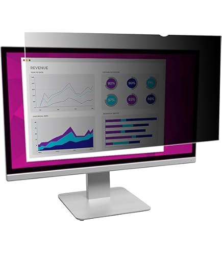3M Filtro Privacy per 24 pol Monitor a Schermo Pieno con Attacco