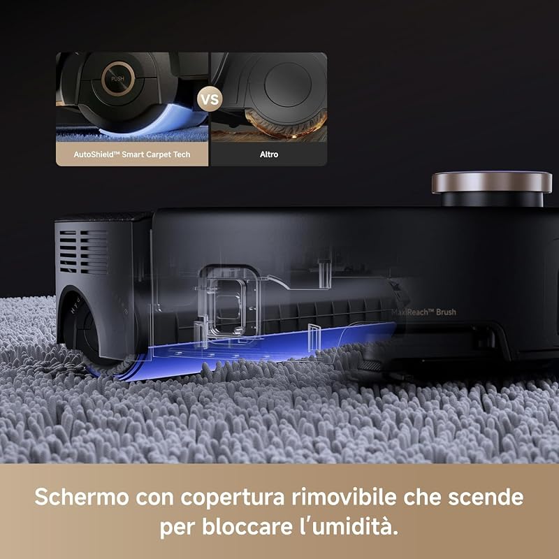Z60 Ultra Roller Complete Robot Aspirapolvere, Nero