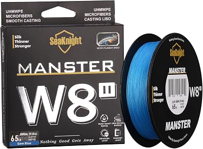 SeaKnight W8 II S9 Braided Line 8 Strands 328/547Yd High Strength Fishing Line