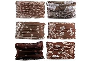 MOBEST Neck Gaiter Mask Face Scarf Bandana Tube Cover Headwear Balaclava Headband Headwrap for Men and Women