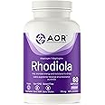 AOR Rhodiola Rosea 170mg, 60 Capsules 30-Day Supply - Cognitive Support for Enhanced Focus & Resilience, Rosavin & Salidrosid