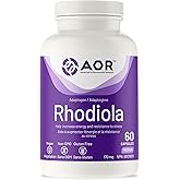 AOR Rhodiola Rosea 170mg, 60 Capsules 30-Day Supply - Cognitive Support for Enhanced Focus & Resilience, Rosavin & Salidrosid