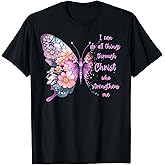 Jesus Shirts Apparel And Accessories I Can Do All Things Through Christ Pretty Butterfly Unisex-Adults Kids T-Shirt Black Small