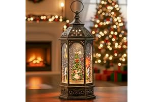 MXWCY Christmas Snow Globes, Dancing Princess, Nutcracker and Mouse King Duel, Will Rotate Around The Christmas Tree, Holiday Decorations Gifts for Family, Children or Friends