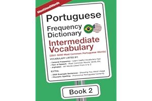 Portuguese Frequency Dictionary - Intermediate Vocabulary: 2501-5000 Most Common Portuguese Words