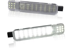 TXRXIZ 2PCS Interior Door Panel Courtesy Lights Compatible with Chevy Sierra GMC Yukon Silverado C/K 1500 2500 3500 Tahoe Suburban Hum-mer H2 Avalanche Tahoe Cadillac Escalade Led Door White Warning Lights