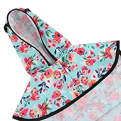 HDE Dog Raincoat Jacket Reflective Adjustable