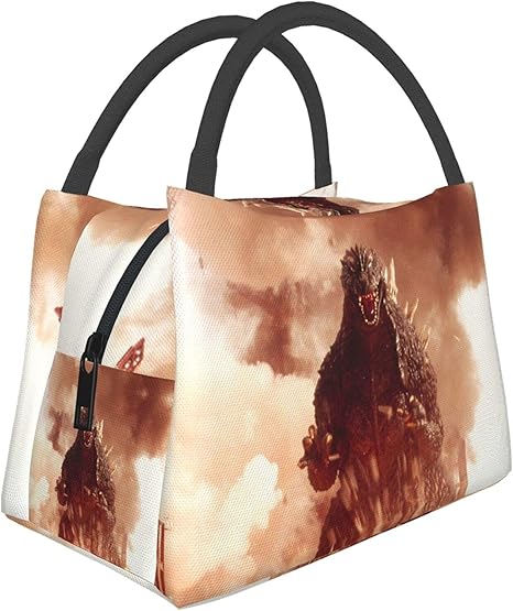 Amazon ゴジラ 3 人気 家庭用 手提げ保温バッグ 高級 防水 断熱 手提 保温バッグ 多機能 保温 保冷 ランチバッグ 軽量 食品収納 弁当バックおしゃれ お弁当袋 男女兼用 ランチバッグ ランチバッグ ランチ巾着 ランチベルト オンライン通販