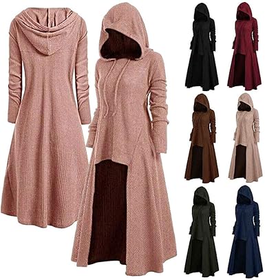 hooded high low drop shoulder longline sweater