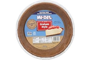 MI-DEL Midel Graham Style Pie Crust, 7.1 Ounce - 12 per case.