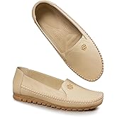 Stylish Orthopedic Leather Shoes, Loafers, Women’s Casual Slip-On Walking Flats Loafers