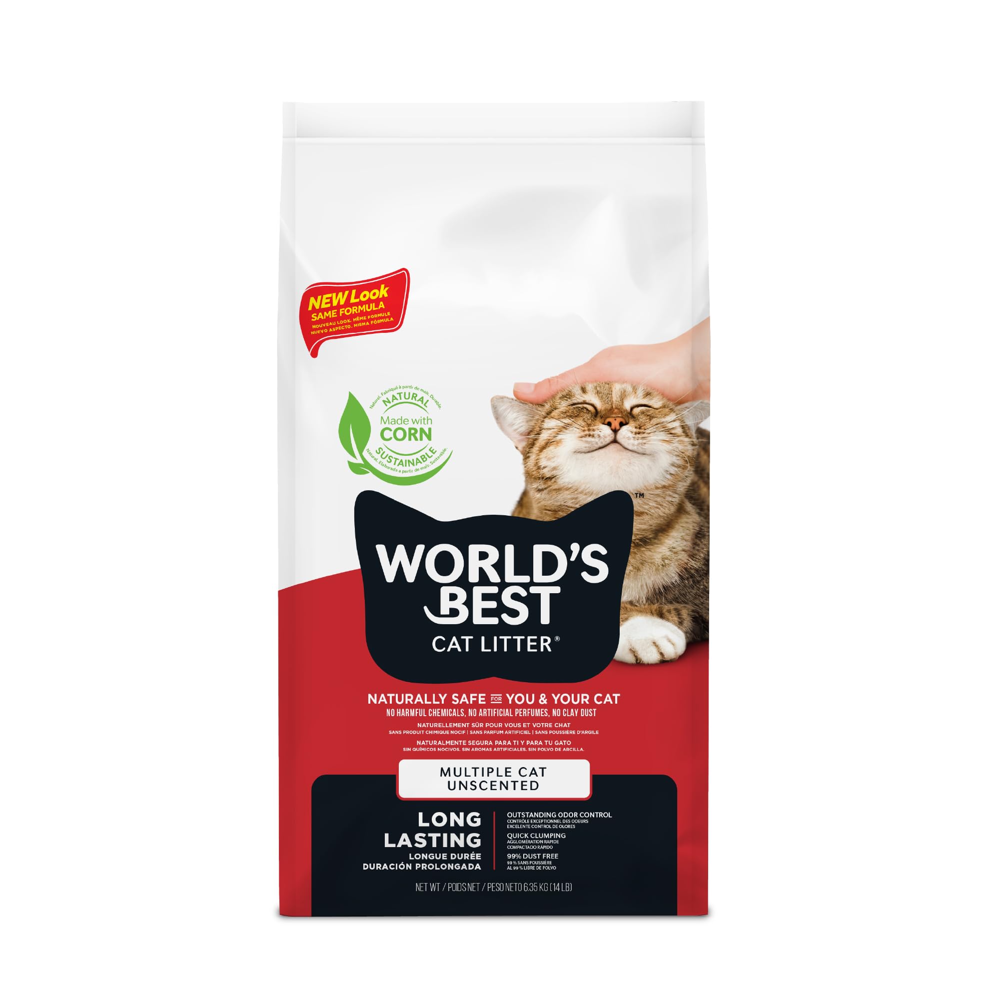 World's Best Cat Litter Extra Strength, 6.35Kg