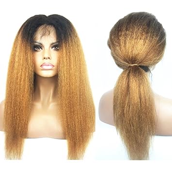 Amazon Com Human Hair Ombre Lace Front Wigs N L W Brazilian