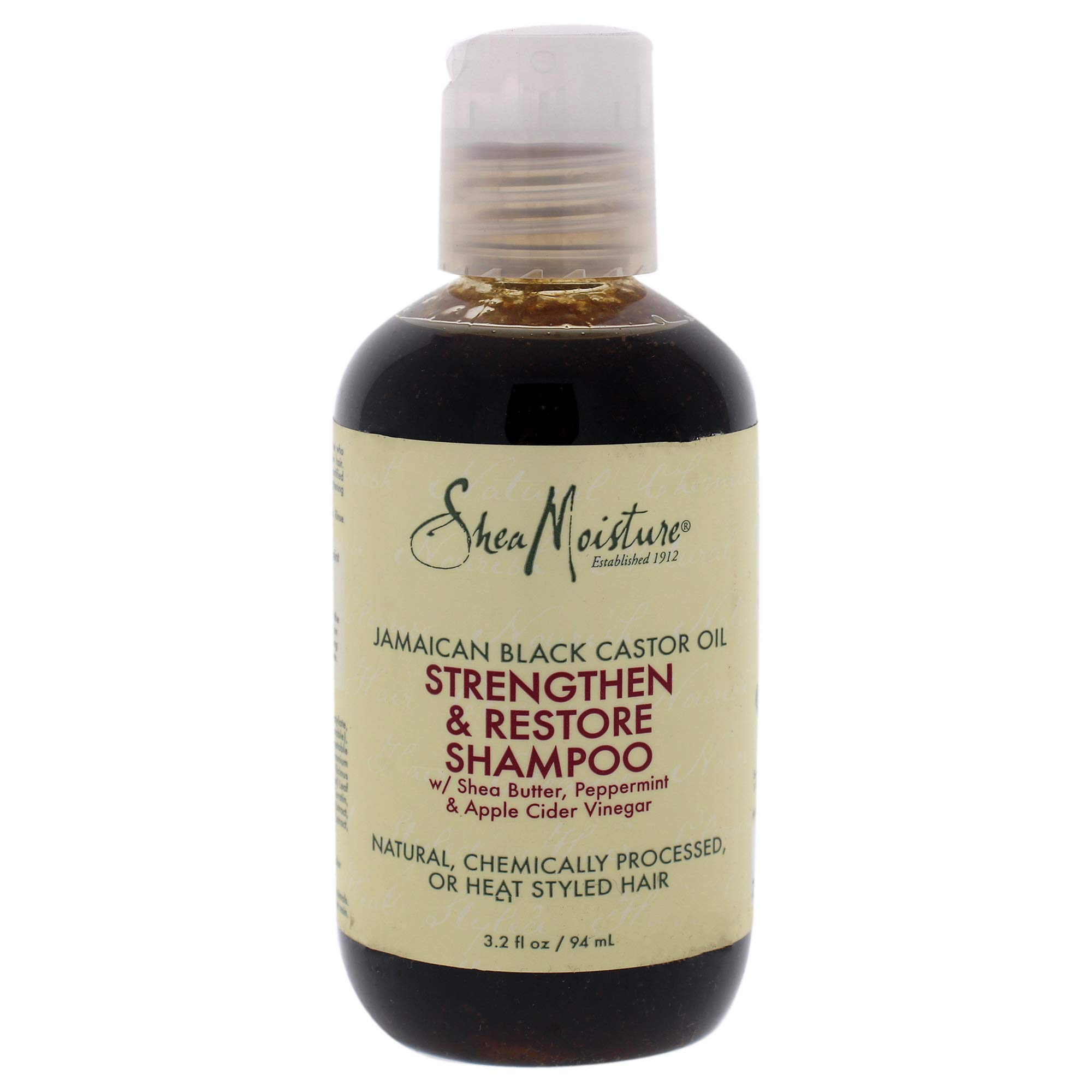 Shea Moisture Jamaican Black Caster Oil Shampoo, 3.2 oz