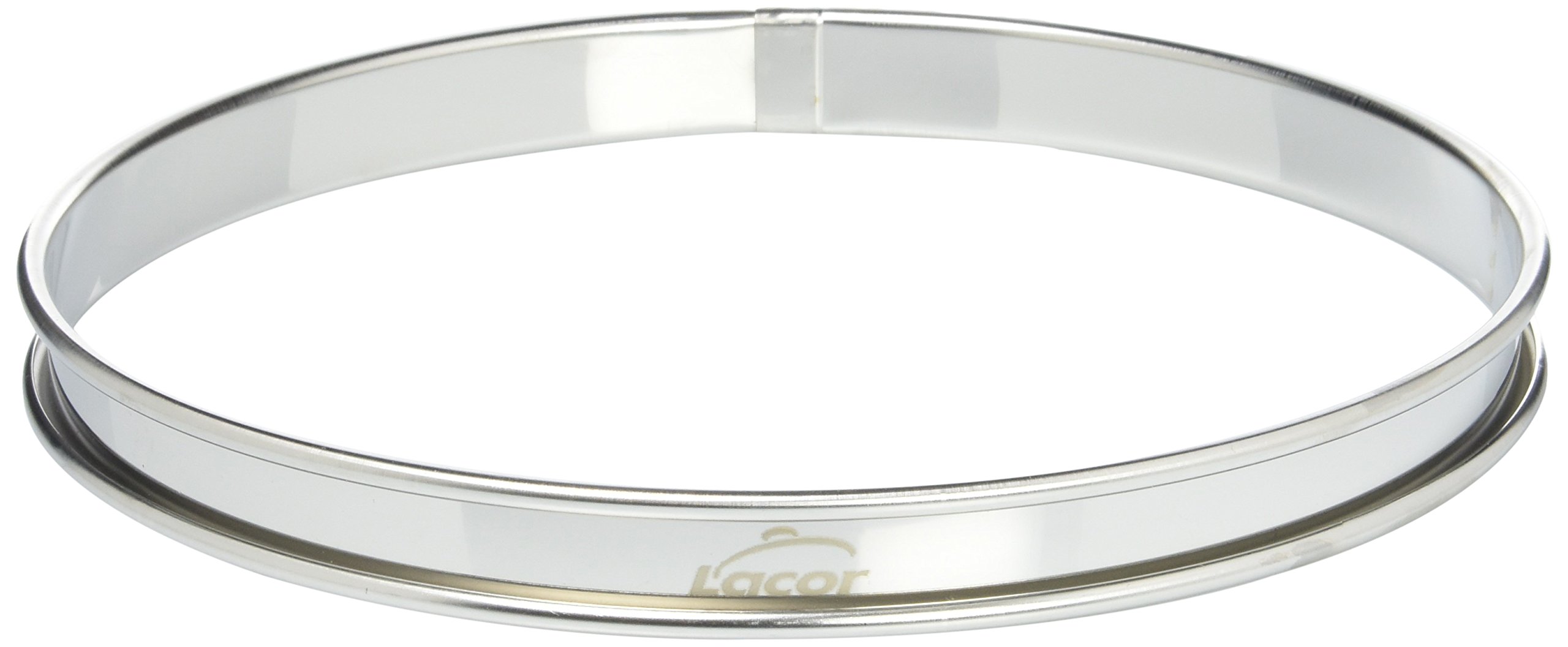 Lacor 68120 18/10 Stainless Steel Tart Ring, 20 x 2.2 cm, Silver