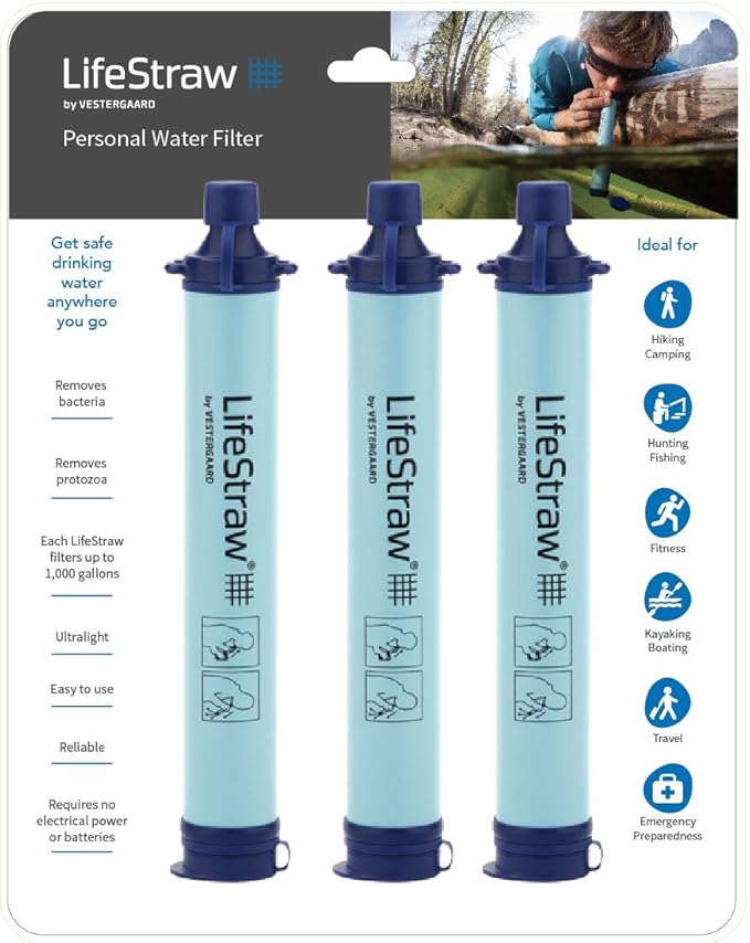 LifeStraw Personal Water Filter 3Pack Amazon.in Sports, Fitness