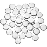 uxcell 50Pcs Stainless Steel Disc, 5/16"(8mm) Dia 0.04"(1mm) Thick 304 Stainless Steel Flat Round Sheet Blank Round Circle Plate for Crafts Metal Stamping and Jewelry Making