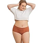 Goat Union Midi Period Underwear for Women Teens, Menstrual Period Panty, Organic Cotton Lining, Full Coverage & Heavy Flow