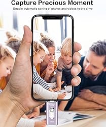 TEARMOS 128GB Flash Drive for iPhone Photo Stick