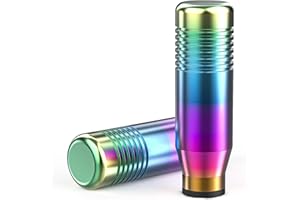 aikeec Gear Shifter Knobs with Adapter Compatible with Logitech G27 G29 G920 G923 Driving Force Stick Sim Racing Game Aluminum Shift Knob Gear Shifting Lever Handle Neon Color