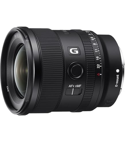 SONY FE 20mm F1.8 Gレンズ　sel20f18g Sony FE 20mm F1.8 G Full-frame Ultra-wide Prime G Lens