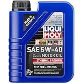 LIQUI MOLY Synthoil Premium SAE 5W-40 | 1 L | Fully synthetic engine oil | SKU: 2040