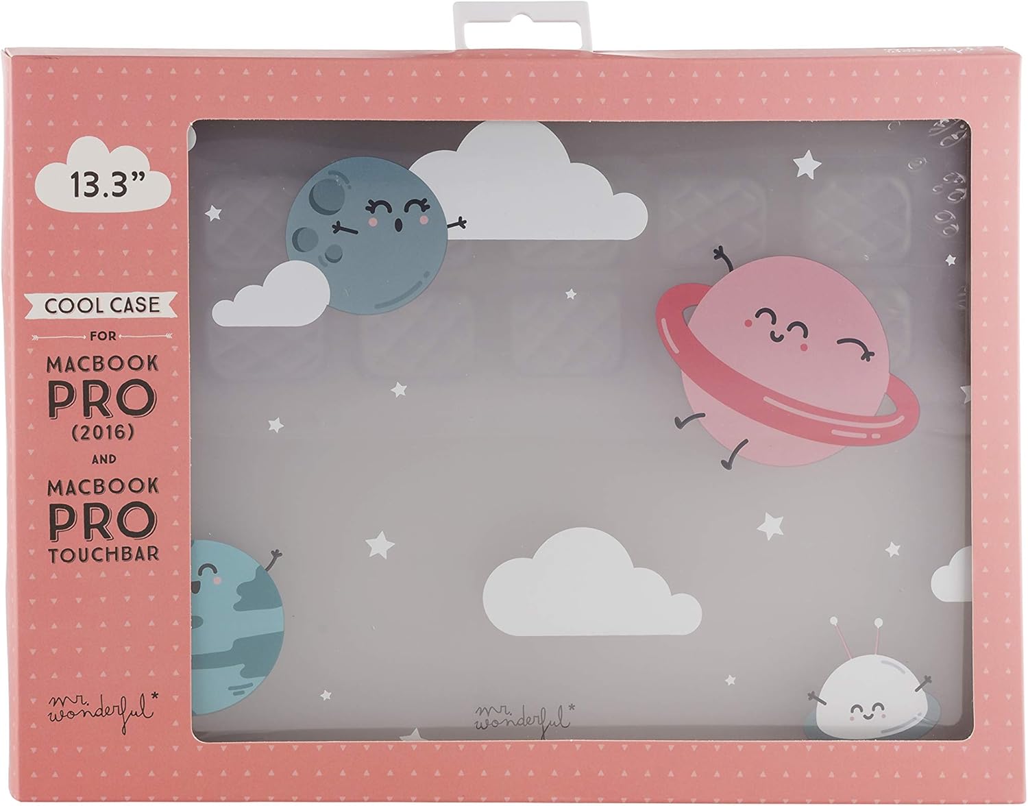 Mr Wonderful Wondee Case for Laptop Pro 13.3 Inches (2016) Transparent with Planets Design, Plants, Macbook Pro 2016 13,3" - Image 3